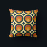 Mid Century Moderne Geometrische Patroon Kussen<br><div class="desc">Mid Century Modern Geometric Pattern Pillow</div>