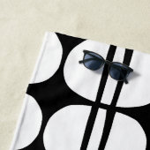 Mid Century Moderne Geometrische Patroon Strandlaken (In situ)