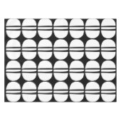 Mid Century Moderne Geometrische Patroon Tafelkleed (Voorkant (Horizontaal))