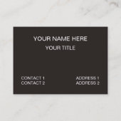 Mid Century Moderne Geometrische Patroon Visitekaartje (Achterkant)