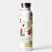 Mid Century Moderne Geometrische Patroon Waterfles (Rechts)