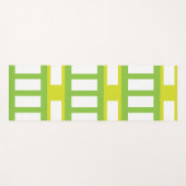 Mid Century Moderne Geometrische Patroon Yogamat (Voorkant (horizontaal))