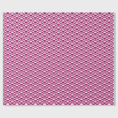 Mid-Century Moderne geometrische, roze en Bourgogn Cadeaupapier (Vlak)