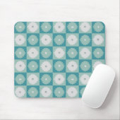 Mid Century Moderne Geometrische Vloer Mousepad Muismat (Met muis)