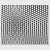 Mid-Century Moderne geometrische, zwarte en witte Cadeaupapier (Vlak)