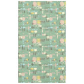 Mid Century Moderne Grafische Design Tablecloth Tafelkleed (Voorkant)