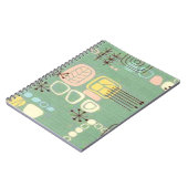 Mid Century Moderne grafische ontwerplaptop Notitieboek (Linkerzijde)