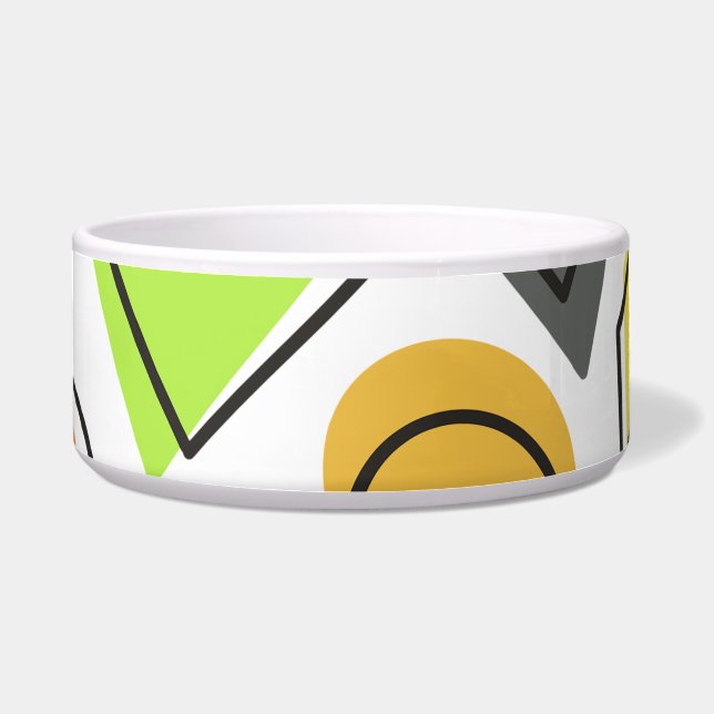 Mid Century Moderne grote troep Voerbakje (Voorkant)