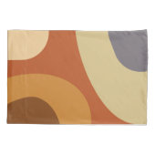Mid Century Moderne Grote Vormen Kussensloop (Achterkant)