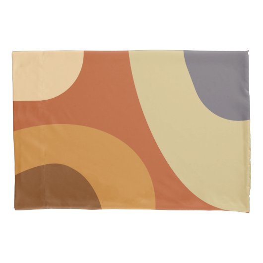 Mid Century Moderne Grote Vormen Kussensloop (Voorkant)
