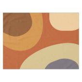 Mid Century Moderne Grote Vormen Tafelkleed (Voorkant (Horizontaal))