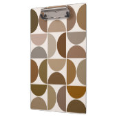 Mid-Century Moderne Halfcirkels Browns+Crème Klembord (Links)