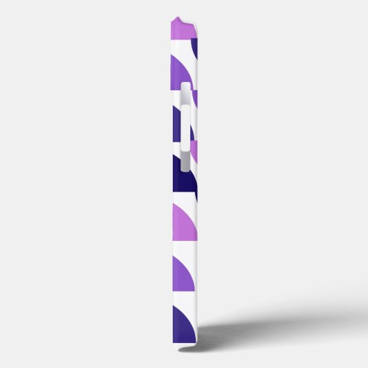 Mid-Century Moderne Halve en Kwartaalcirkels Case-Mate iPhone Case (Achterkant / Links)