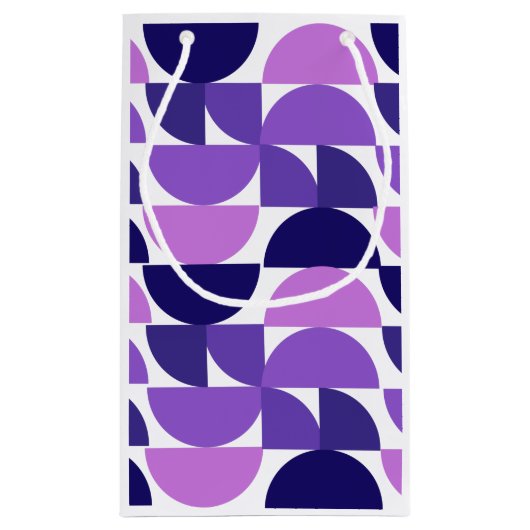 Mid-Century Moderne Halve en Kwartaalcirkels Klein Cadeauzakje (Achterkant)