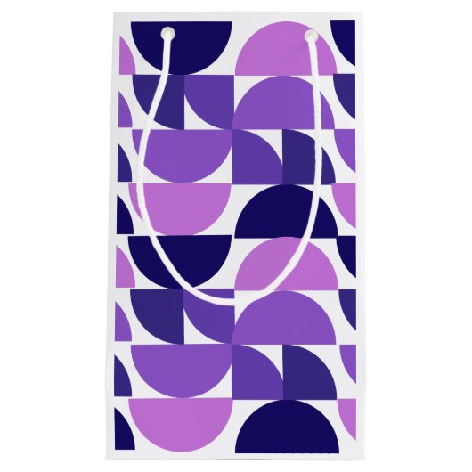 Mid-Century Moderne Halve en Kwartaalcirkels Klein Cadeauzakje (Voorkant)