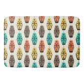 Mid Century Moderne Hexagons Colorful Badmat (Voorkant)