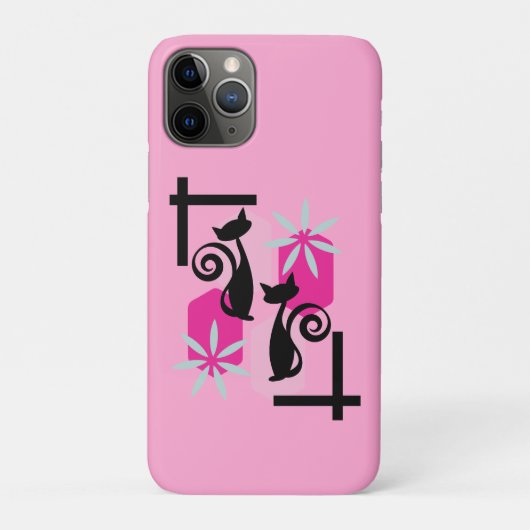 Mid Century Moderne Kat Case-Mate iPhone Case (Achterkant)