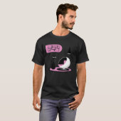 Mid Century Moderne Kat en Retro Bal Stoel T Shir T-shirt (Voorkant volledig)