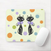 Mid Century Moderne Kat Muismat (Met muis)