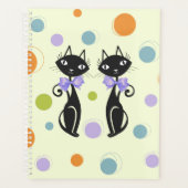 Mid Century Moderne Kat Planner (Voorkant)