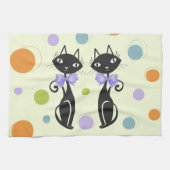 Mid Century Moderne Kat Theedoek (Horizontaal)