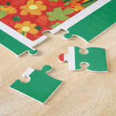 Mid Century moderne katten op vakantie Legpuzzel (Zijkant)