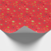 Mid Century Moderne Kerst Cadeaupapier (Hoek)