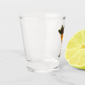 Mid Century Moderne Kerst Champagne Cocktail Shot Glas (Links)