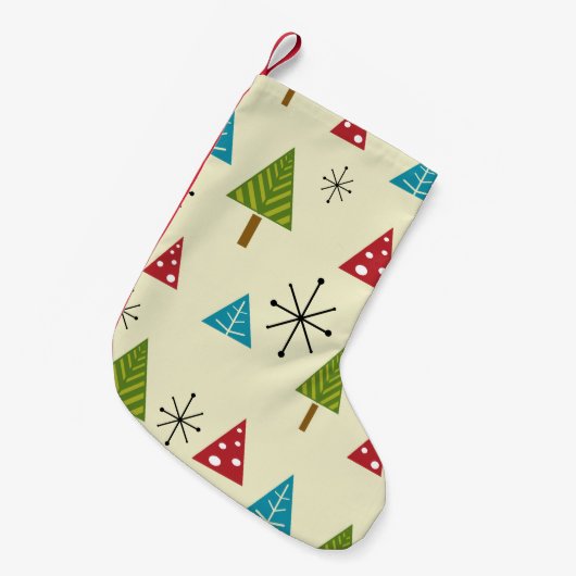 Mid Century Moderne kerstbomen Kleine Kerstsok (Voorkant (Hangend))