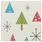 Mid Century Moderne kerstbomen Stof (Close Up)