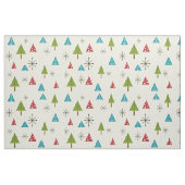 Mid Century Moderne kerstbomen Stof (Fat Quarter)