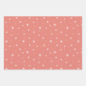 Mid Century Moderne Kerstmis Baubles Inpakpapier Vel (Voorkant 3)