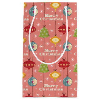 Mid Century Moderne Kerstmis Baubles Klein Cadeauzakje