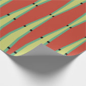 Mid-Century Moderne Kerstmis Cadeaupapier (Hoek)