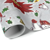 Mid Century Moderne kerstmix — papier voor onmidde (Rol Hoek)