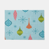 Mid Century Moderne kerstversieringen Deurmat (Voorkant)