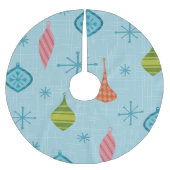 Mid Century Moderne kerstversieringen Kerstboom Rok (Voorkant)