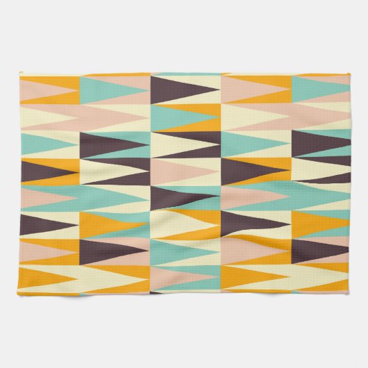 Mid Century Moderne Keuken Handdoek (Horizontaal)