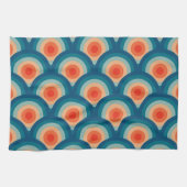 Mid Century Moderne Keuken Handdoek (Horizontaal)