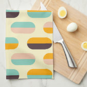 Mid Century Moderne Keuken Handdoek (Quarter Fold)
