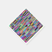 Mid Century Moderne, kleurrijke boekenplank Servet (Hoek)