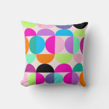 Mid Century Moderne Kleurrijke Cirkels Geometrisch