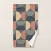 Mid Century Moderne Kolen Zalm Bad Handdoek (Handdoek)