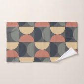 Mid Century Moderne Kolen Zalm Bad Handdoek (Handdoek)
