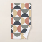 Mid Century Moderne Kolen Zalm Bad Handdoek (Handdoek)
