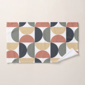 Mid Century Moderne Kolen Zalm Bad Handdoek (Handdoek)