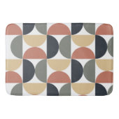 Mid Century Moderne Kolen Zalm Badmat (Voorkant)