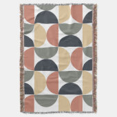 Mid Century Moderne Kolen Zalm Deken (Voorkant Verticaal)