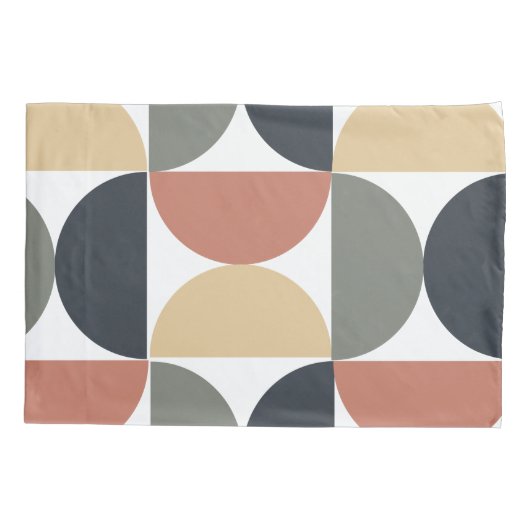 Mid Century Moderne Kolen Zalm Kussensloop (Achterkant)