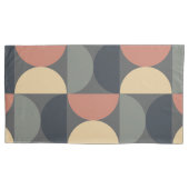 Mid Century Moderne Kolen Zalm Kussensloop (Voorkant)